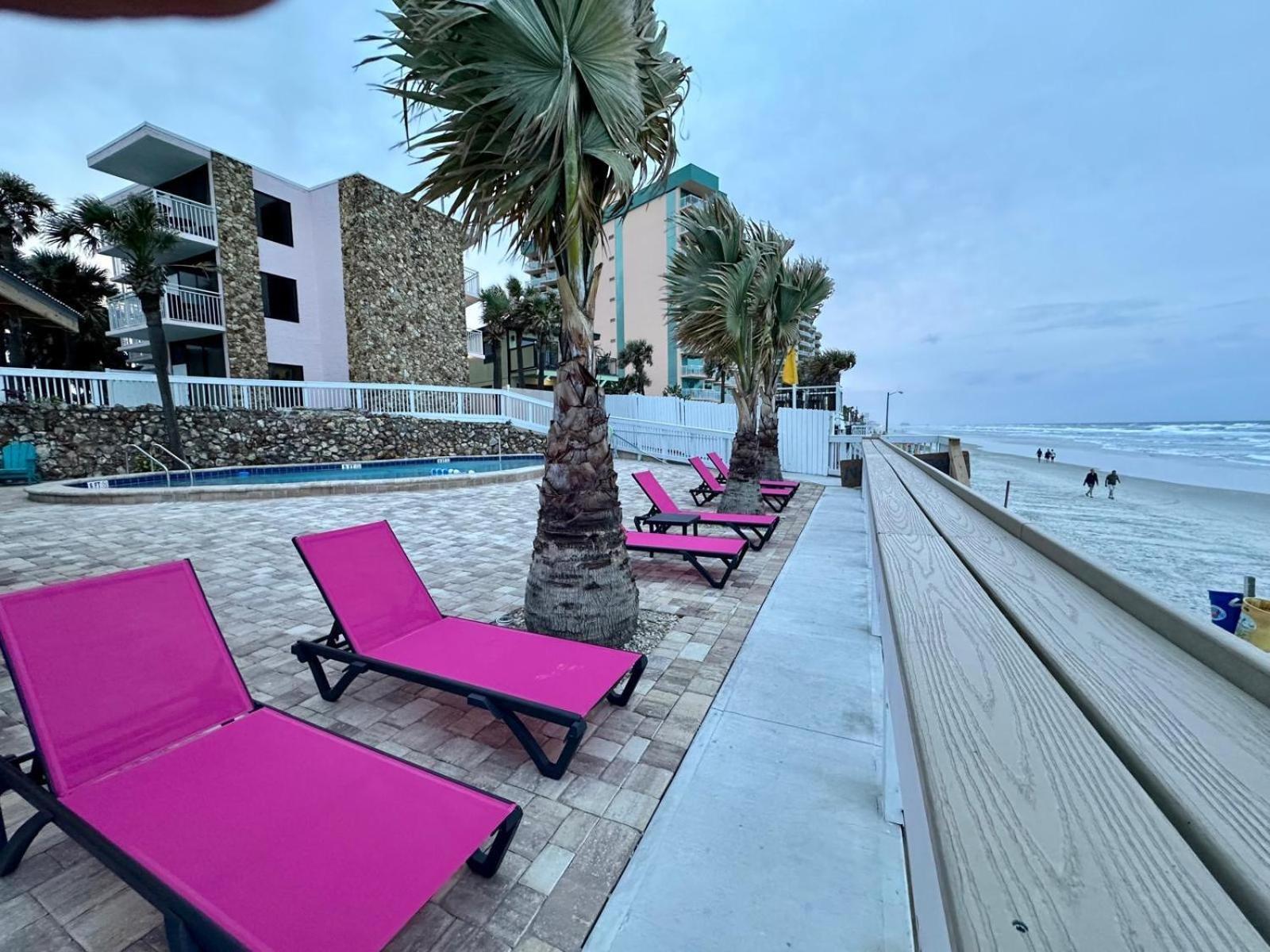 Flamingo Inn Beachfront - Daytona Beach Exterior foto